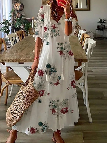 ARIA | Vestito Boho con Copertura per la Pancia