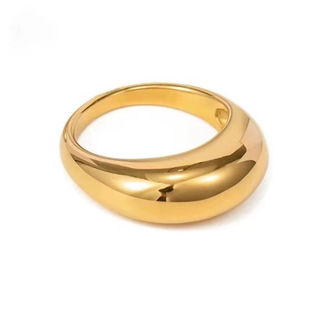Anello Arcobaleno Dorato Senza Tempo